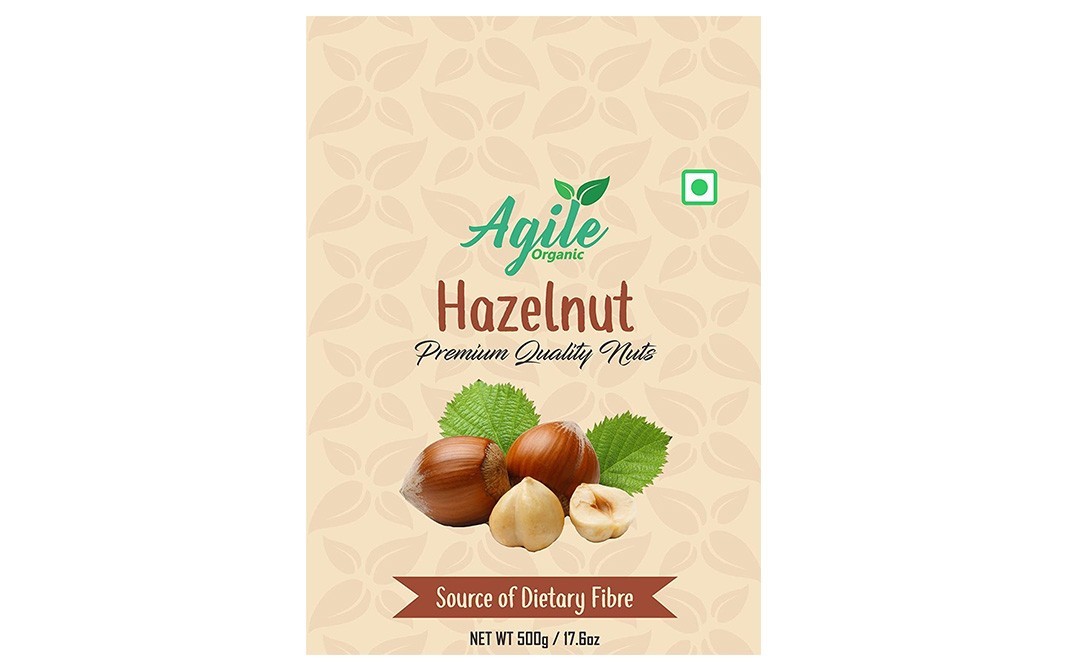 Agile Organic Hazelnut    Box  500 grams